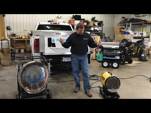 Radiant Heaters Demonstrations! (MH-80-OFR and MH-125-OFR-A Kerosene and Diesel Fired)