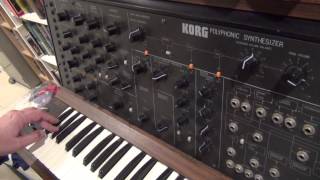 Video thumbnail for Korg PS 3100 - Resonator Demo by DJjondent
