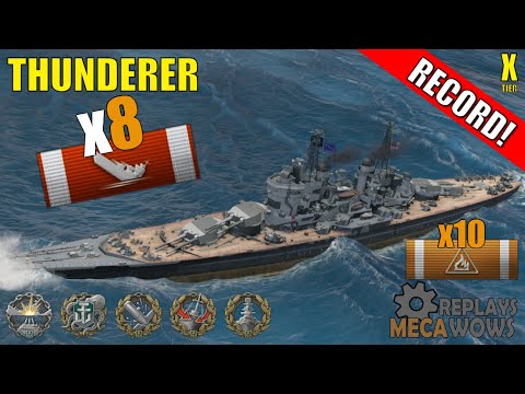 Thunderer 8 Kills & 269k Damage | World of Warships Gameplay