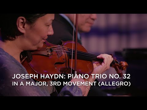 Joseph Haydn: Piano Trio No. 32 in A Major, 3rd movement (Allegro) | Gryphon Trio