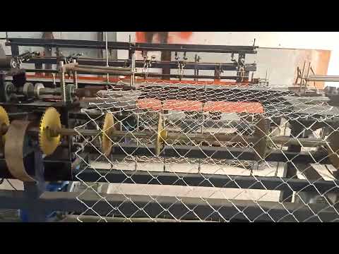 10 HP Automatic Chain Link Fencing Making Machine