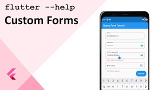 Flutter Widgets: FormField and Custom Form Widgets