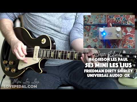 Lovepedal Les Lius Mini 5e3 Overdrive Pedal 2010s - Gold image 8