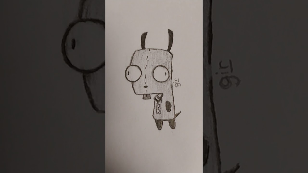 I'm really proud of my Gir doodle ❤️ | #invaderzim #doodles #art
