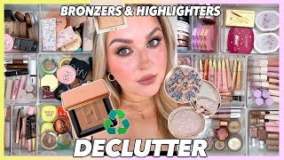 Lets Declutter My Bronzers & Highlighters Organizing & Decluttering