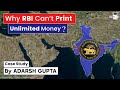 Why RBI Can T Print Unlimited Money Case Study Economy For UPSC State PCS