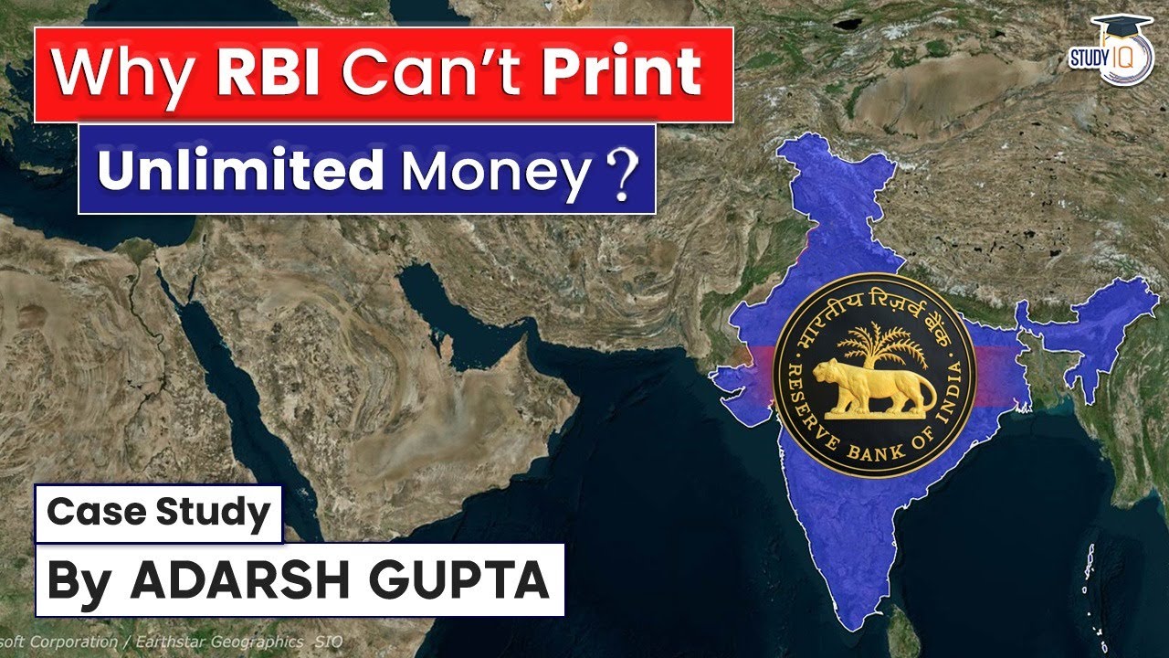 Why RBI Can't Print Unlimited Money ? Case Study | Economy for UPSC & State PCS