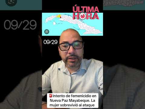 Intento de femenicidio en Nueva Paz Mayabeque