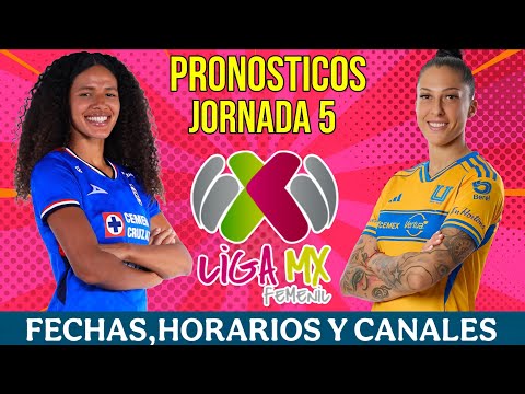 FECHAS,HORARIOS Y CANALES PARA LA JORNADA 5 DE LA LIGA MX FEMENIL CLAUSURA 2026