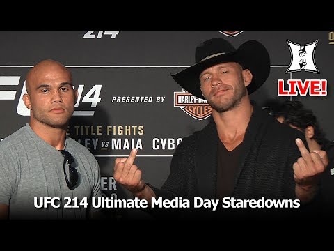 UFC 214 Ultimate Media Day Staredowns: Lawler vs Cerrone, Manuwa vs Oezdemir + More! (LIVE)