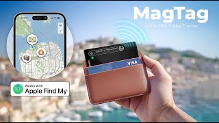 MagTag Ultra Slim Tracker Card - Works with Apple Find My App