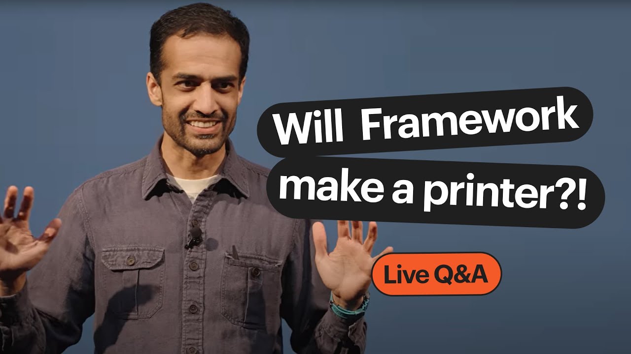 So, will Framework make a printer?!
