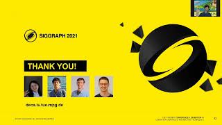 DECA: Siggraph 2021 talk (full version)