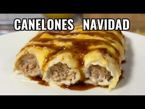Canelones de Navidad con 3 Tipos de Carne
