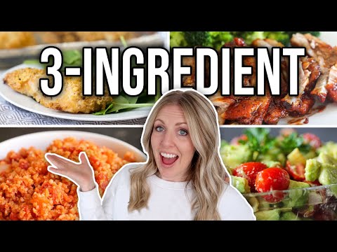 20 Simple and Delicious 3 Ingredient Recipes