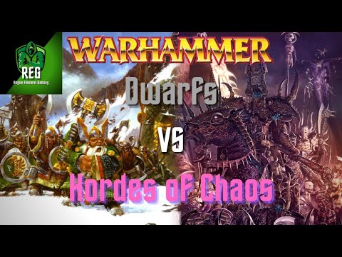 Warhammer Fantasy 6th Edition Battle Report | Dwarfs vs Hordes of Chaos Slaanesh
