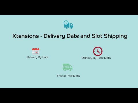 Xtensions Delivery Date and Timeslot Module For Opencart