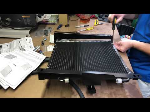 Vintage Air Install Part 2 - Condenser install 49 Chevy Truck