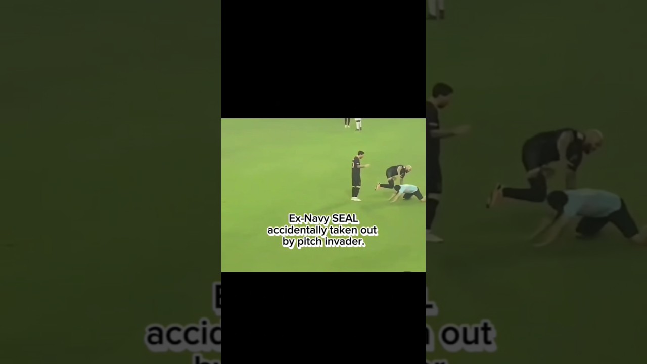 Messi's bodyguard finally DEFEATED by fan.