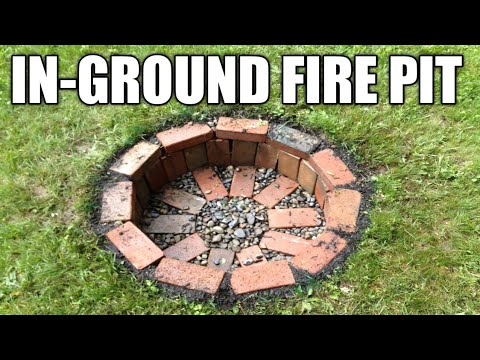 FIRE PIT FROM OLD BRICKS DIY