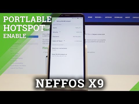 How to Allow Wi-Fi Sharing in NEFFOS X9 - Enable Portable Hotspot