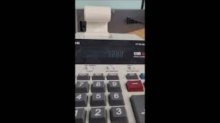 GovDeals: Canon P170-DH Desktop Printing Calculator