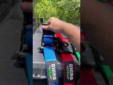 Retractable Ratchet Straps Make Everything EASY