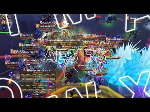 Albion Online ZvZ - AESIRS VS Be Careful x Blessed x The Lonely Men