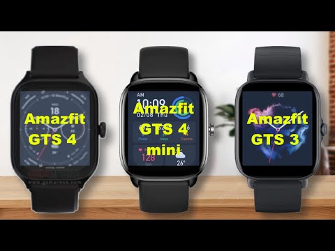 Amazfit GTS 4 vs Amazfit GTS 4 mini vs Amazfit GTS 3