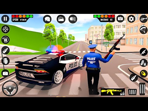 🚨 Police Chase Simulator 3D – Real City Crime Pursuit Gameplay (Android)
