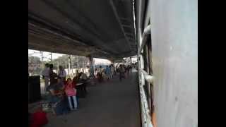 preview picture of video 'Arriving Jhansi Junction - Onboard Jhelum Express'