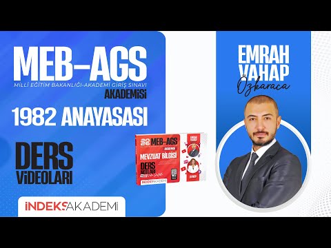 36 - 2026 AGS - 1982 Anayasası - Genel Esaslar - I - Emrah Vahap ÖZKARACA