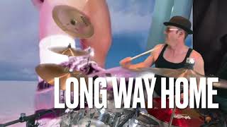 Long way home  - The Outfield 80s video Drum Covers
