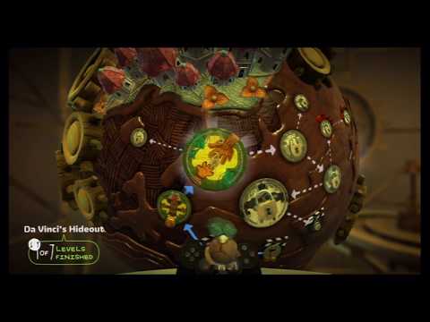 LittleBigPlanet 2: Walkthrough - Part 1 - Intro and Da Vinci's Hideout (No Commentary)