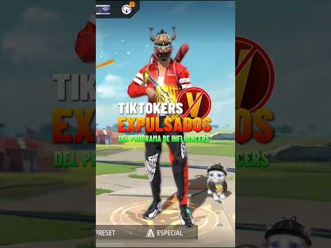 TIKTOKER PEOPLE WHO WERE KICKED OUT OF THE GARENA FREE FIRE PROGRAM #freefire #freefiremax