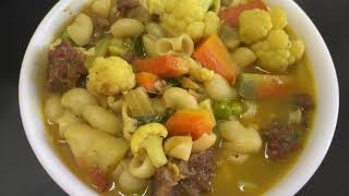 Simple, Easy and Delicious Beef Stew with Macaroni.