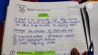 Hydrology -Floods lecture1