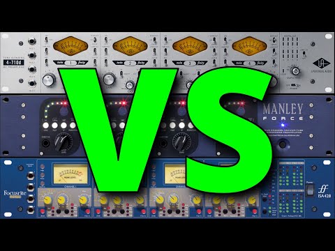 Focusrite ISA vs Manley Force vs Universal Audio 4-710 - Preamp challenge !!
