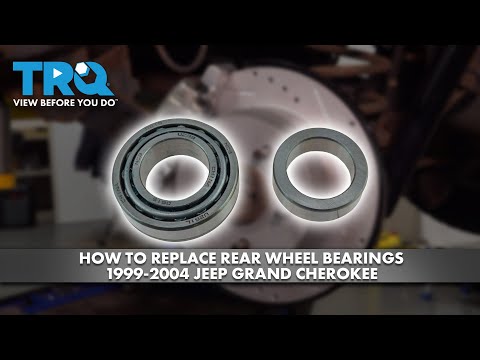 How to Replace Rear Wheel Bearings 1999-2004 Jeep Grand Cherokee