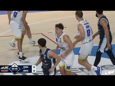 Tezenis Verona - Liofilchem ​​Roseto 89-87