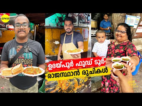 EP #35 രാജസ്ഥാനി ഫുഡ്‌ Udaipur Food Tour | Rajasthani Food | Papad Masala, Rabdi, Egg World