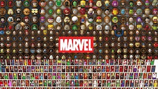 ALL Marvel Characters in Lego Videogames! (Including all DLCs)