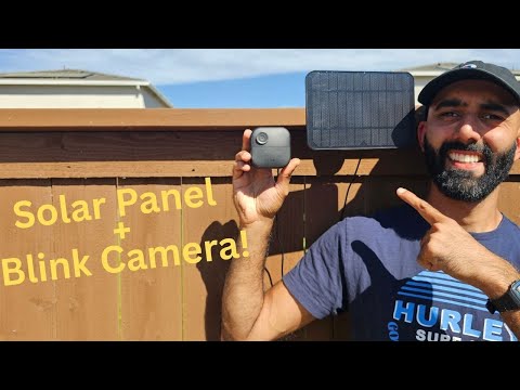Solar Panel for Blink Camera, Never Lose Power Built-in 4000m Battery Solar Charger, Type-C/Micro USB for Blink Outdoor 2K+/4(4th Gen)/Outdoor(3rd Gen) XT3/XT2/XT Camera - 2 Pack video review thumbnail