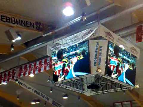 Jubelszenen in Klagenfurt