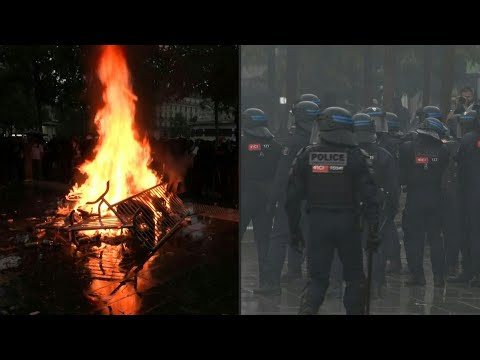 Video Thumbnail: Rubbish on fire, arrests at Place de la Republique in Paris | AFP