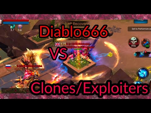 Diablo666 Vs Clones/Exploiters @legacyofdiscord-furiouswin9783  Dev Fix Your Game!