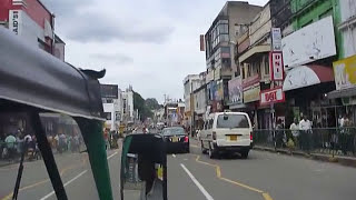 preview picture of video 'Sri Lanka,ශ්‍රී ලංකා,Ceylon, Kandy : Tuk Tuk ride through City Center'