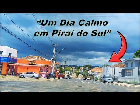 Passeio Tranquilo pelo Centro de Piraí do Sul | Ruas Calmas e Pontos Históricos