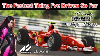 Schumacher's F2004 at the Nordschleife #simracing #assettocorsa #nordschleife #michaelschumacher
