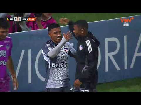 ¡CRISTIAN BARRIOS ANOTA SU DOBLETE Y PONE EL 3-2 DE JUNIOR ANTE PEREIRA! #LALIGAxWIN 🔴⚪🦈⚽